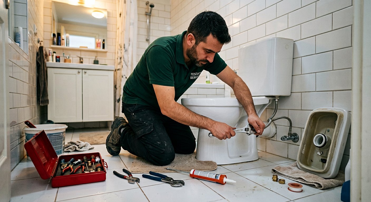 Su tesisatı servis ekibi